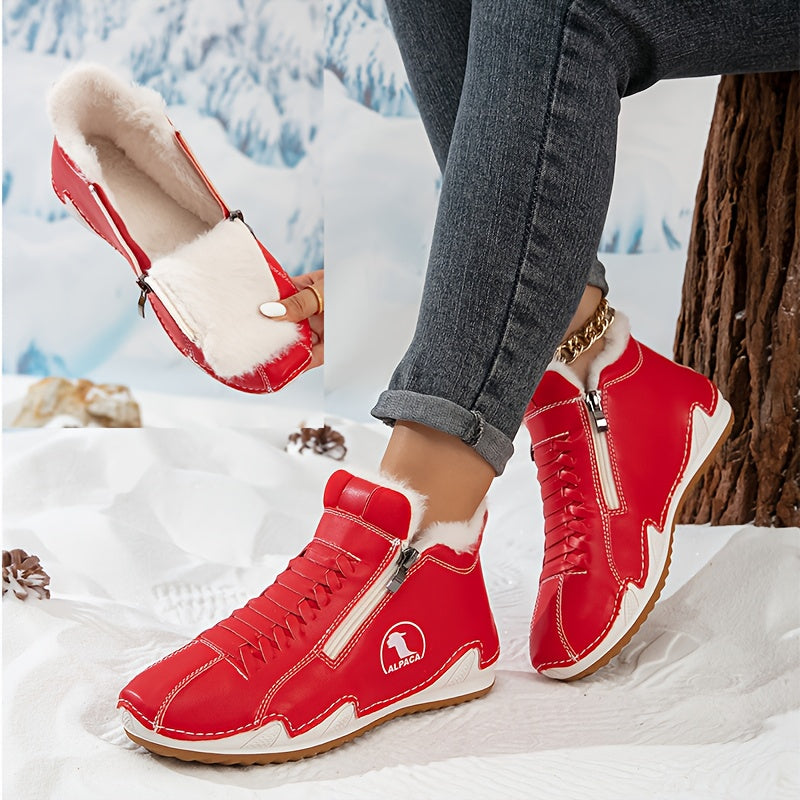 Agatha - Comfortable Winter Ankle Boots with Ergonomic Support