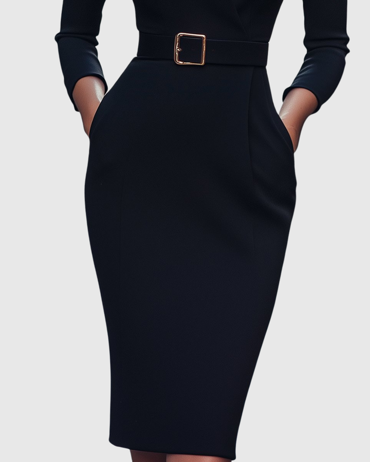 Claribel - Refined Midi Dress