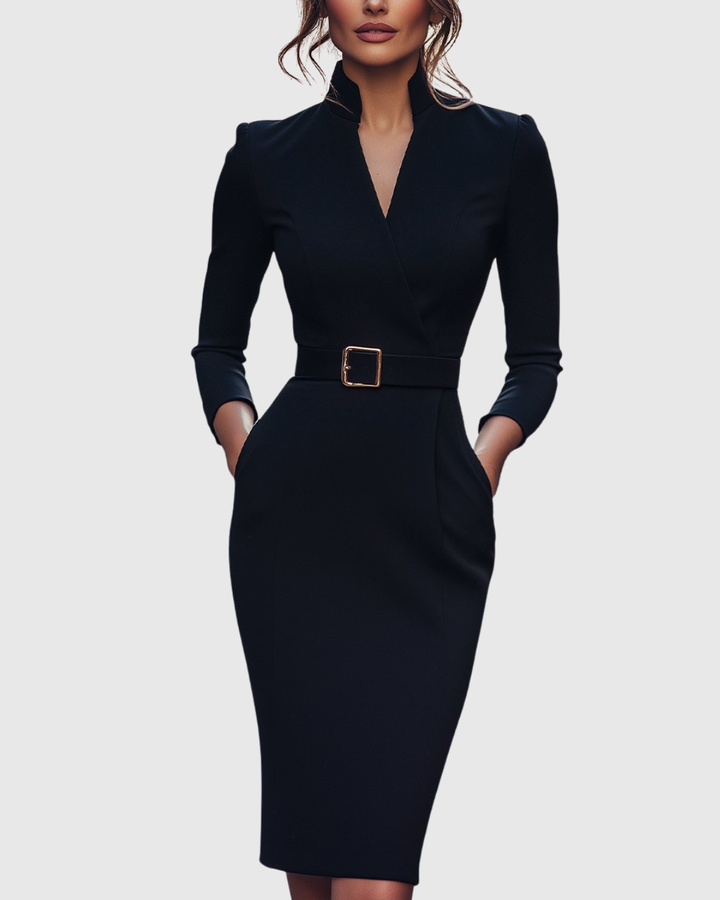 Claribel - Refined Midi Dress