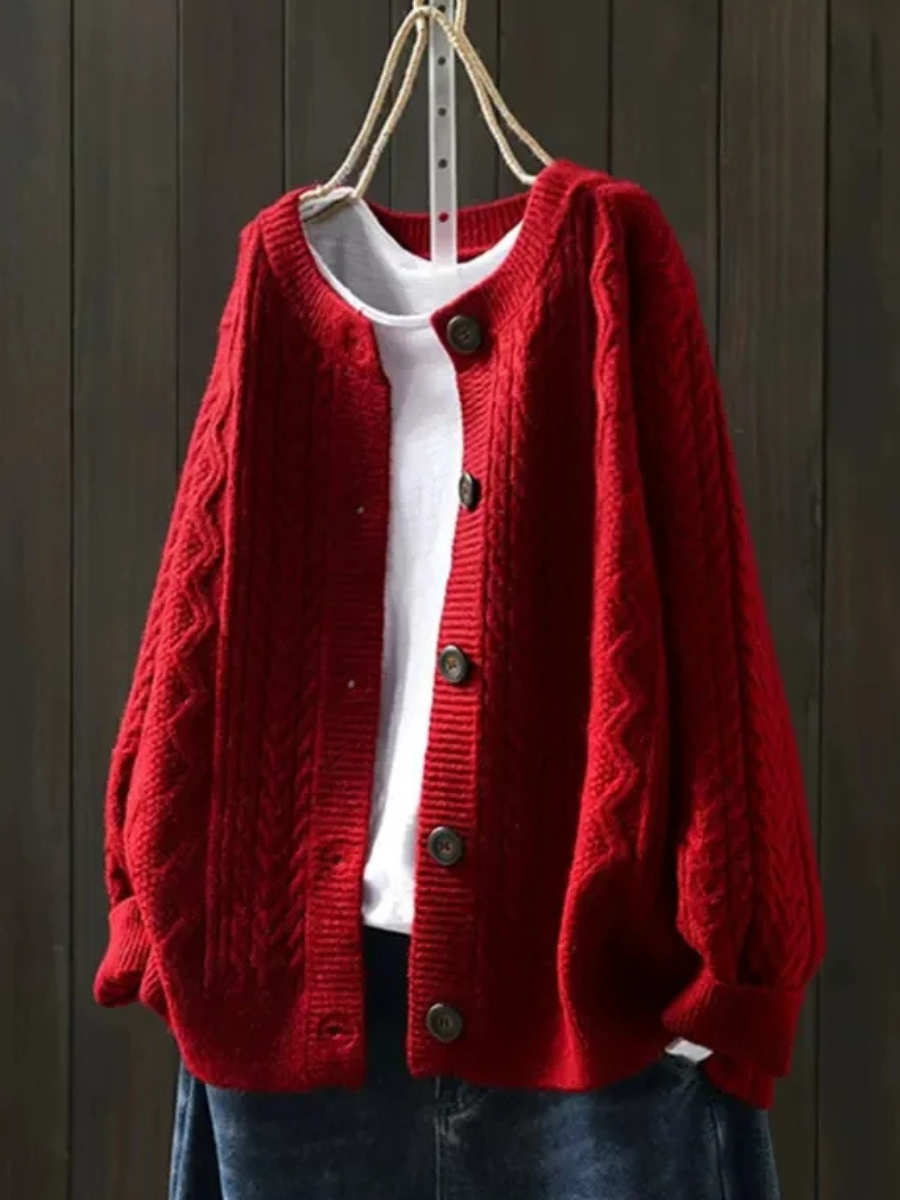 Camryn - Cable Cardigan