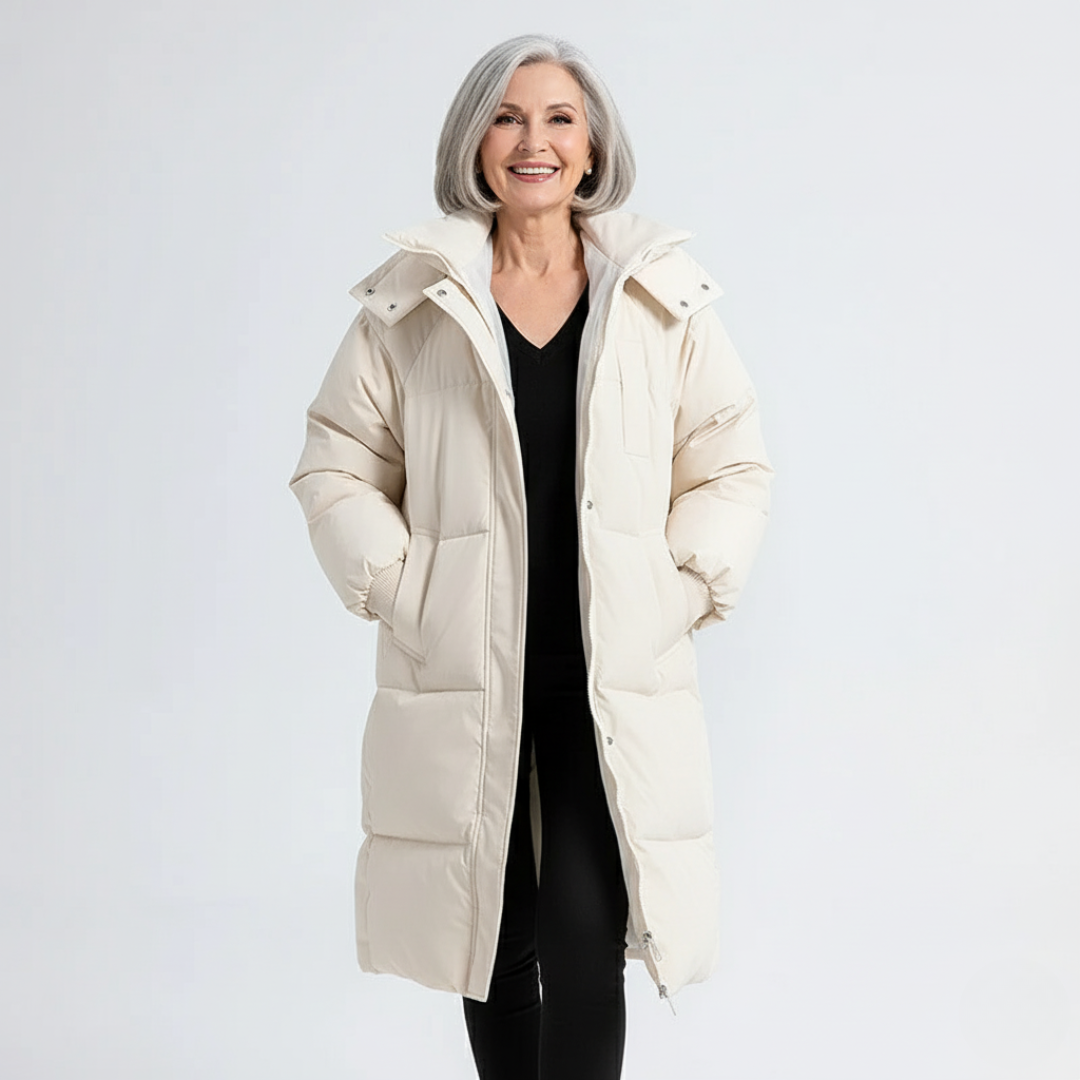 Lola - Classic Hooded Long Puffer Coat