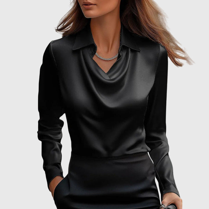 Bethany - Elegant Satin Blouse