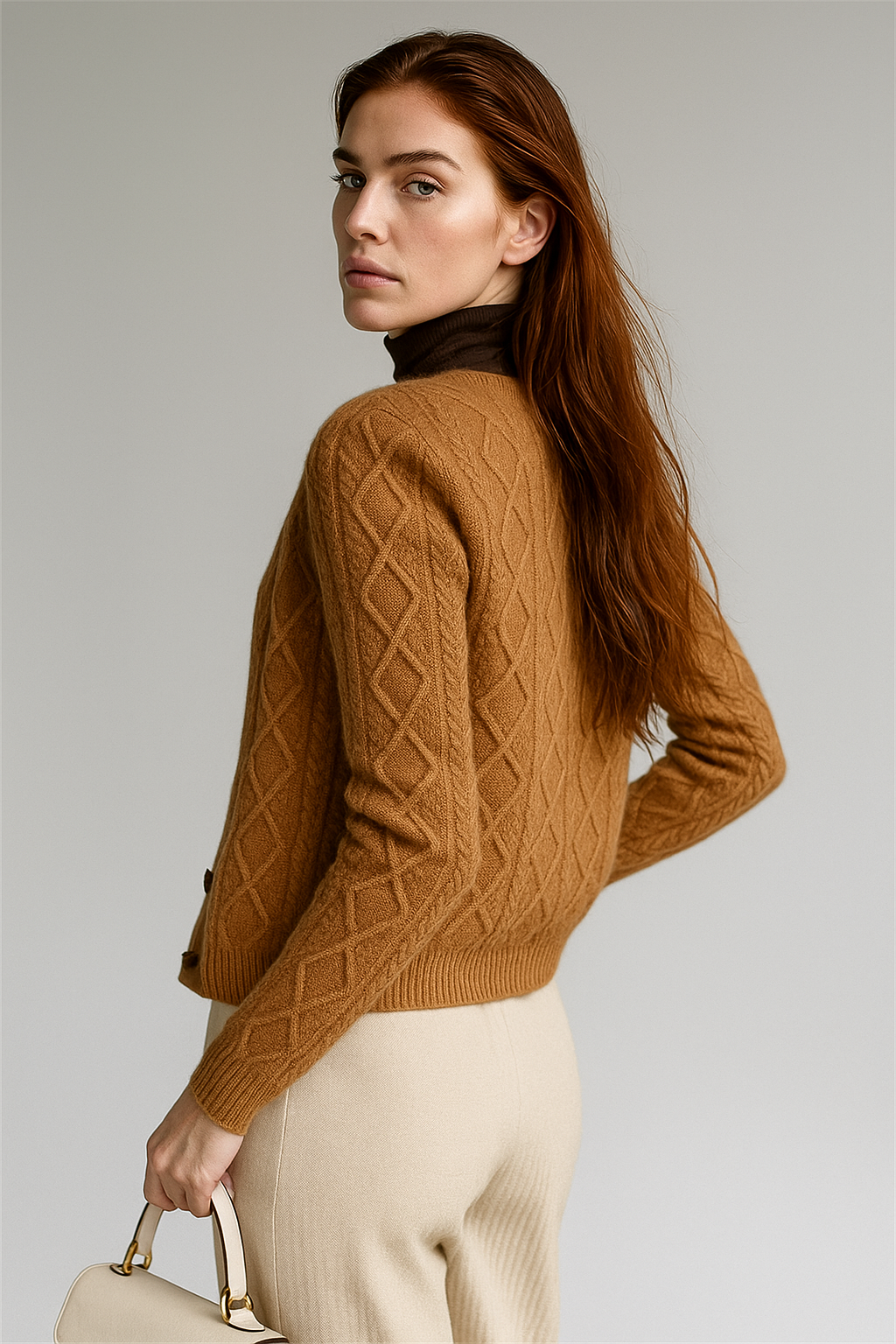 Anna - Cable Knit Cardigan