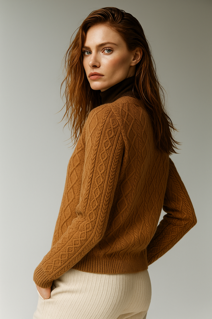 Anna - Cable Knit Cardigan