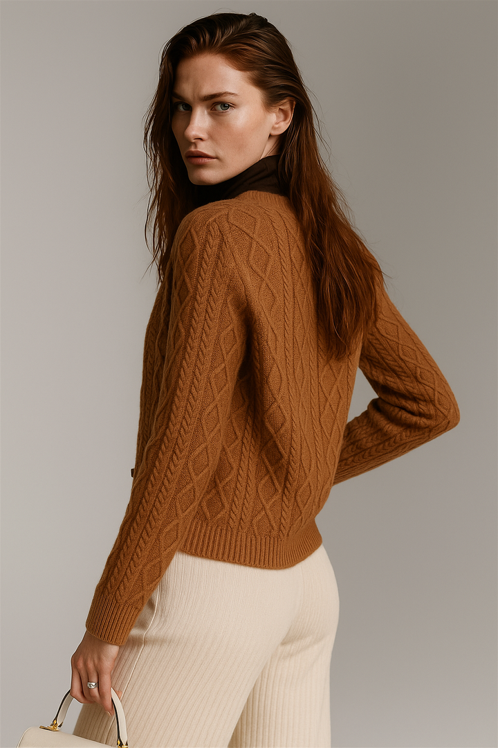 Anna - Cable Knit Cardigan
