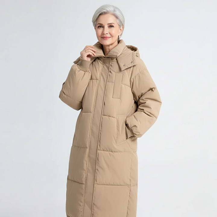 Lola - Classic Hooded Long Puffer Coat