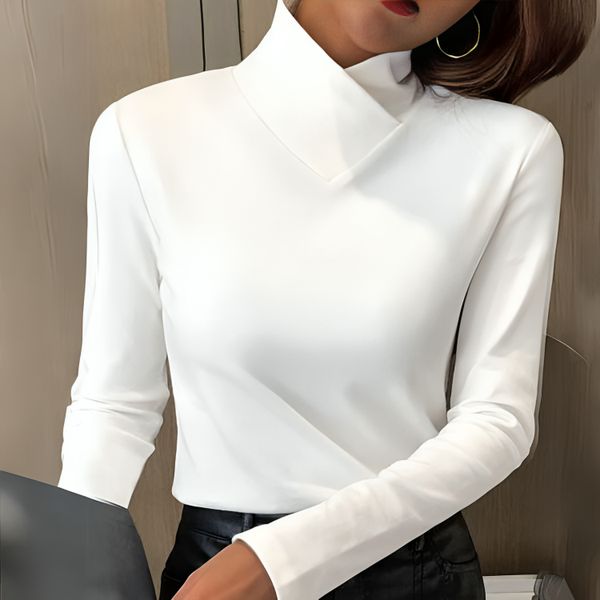 Kendall - Sculpted Soft-Touch Turtleneck