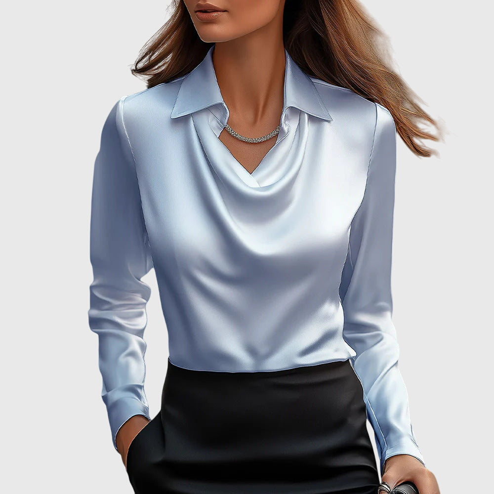 Bethany - Elegant Satin Blouse