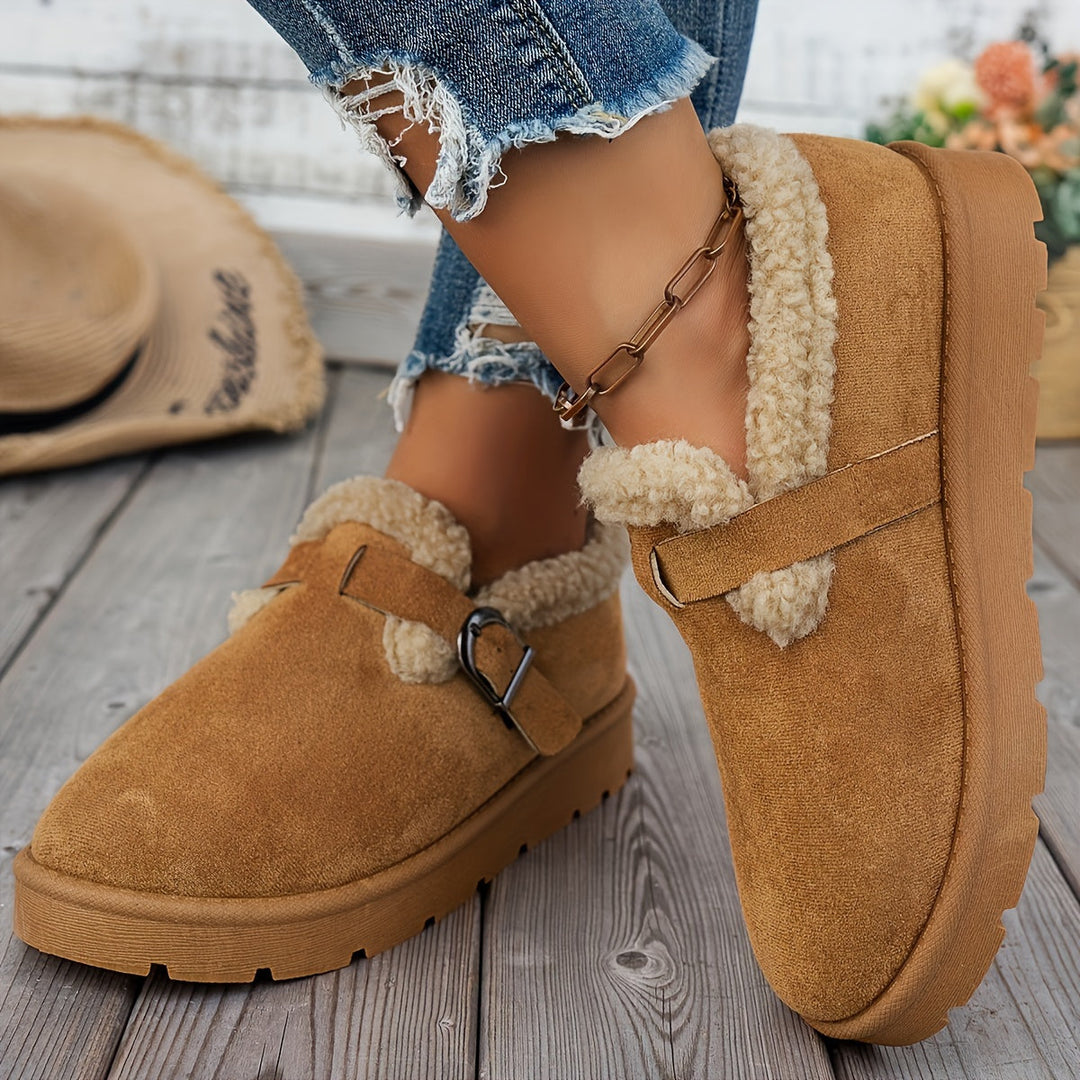 Alina - Cozy Winter Ankle Boots with Ergonomic Support