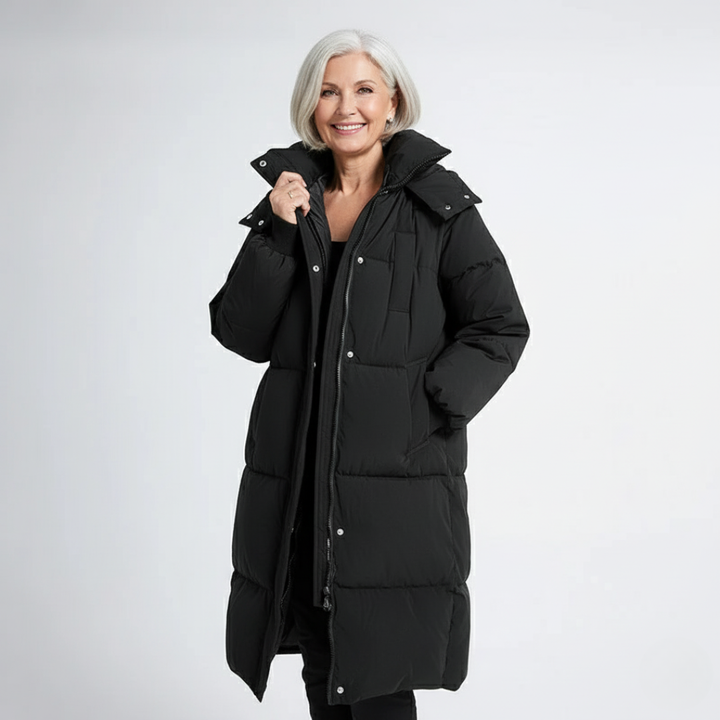 Lola - Classic Hooded Long Puffer Coat