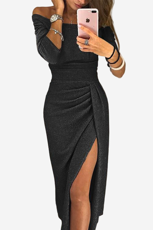 Eirian - Off-Shoulder Gala Dress