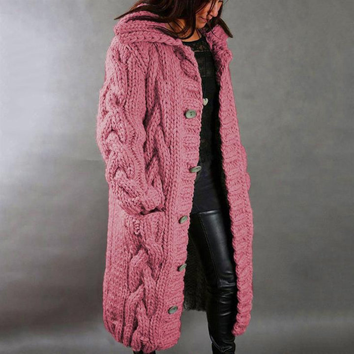 Jocelyn - Elegant cozy Coat with Tummy Coverage