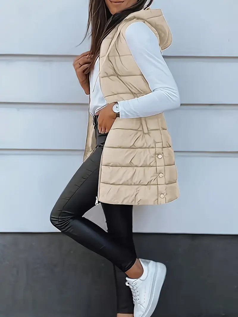 Zella™ | Casual Sleeveless Long Vest