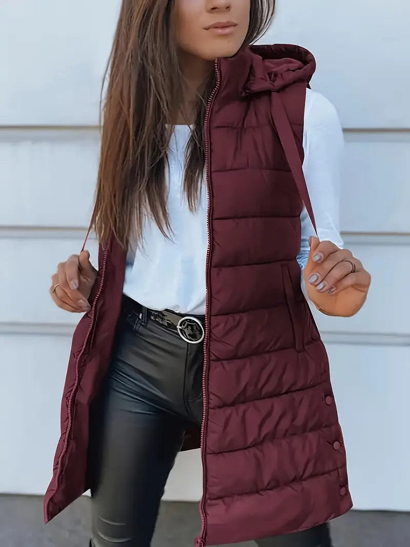 Zella™ | Casual Sleeveless Long Vest