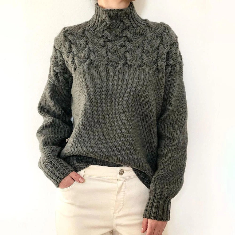 Elena - Warm Knitted Turtleneck