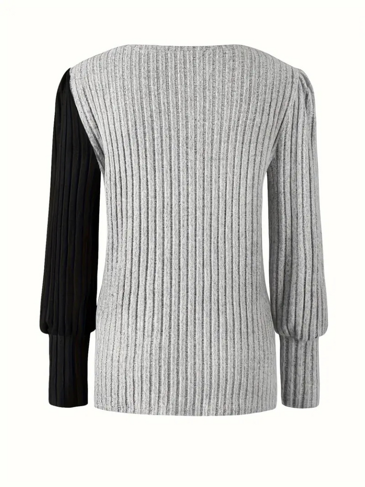 Giana - Casual Longsleeve Knit Sweater