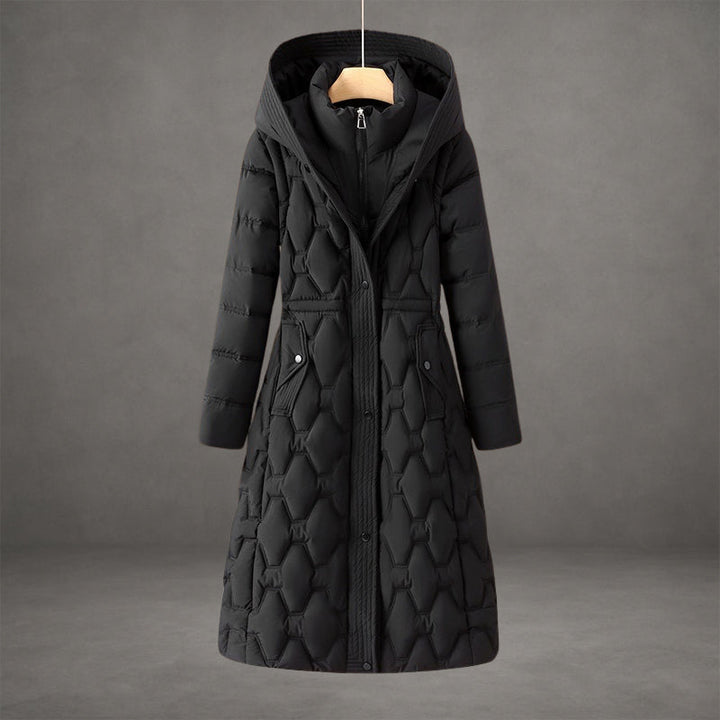 Carissa - Longline Hooded Down Coat