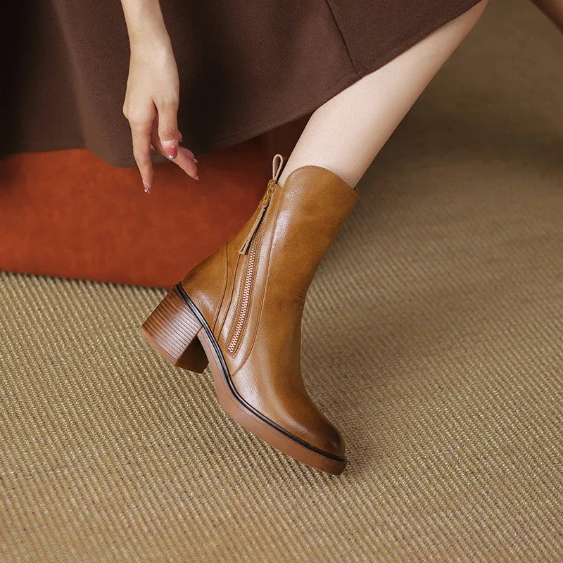 Vienna™ | Leather Ankle Boots