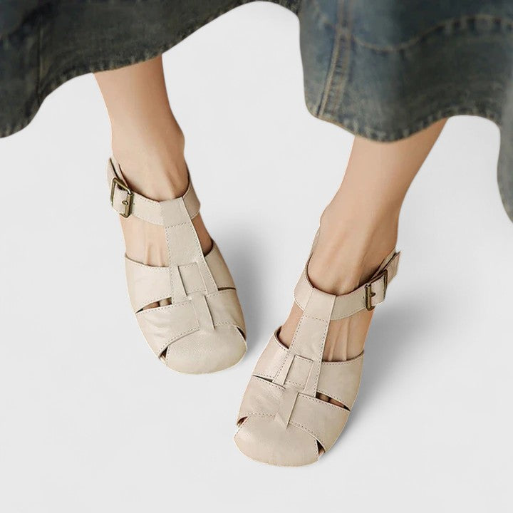 Christabel™ | Elegant Leather Sandals