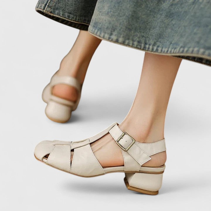 Christabel™ | Elegant Leather Sandals