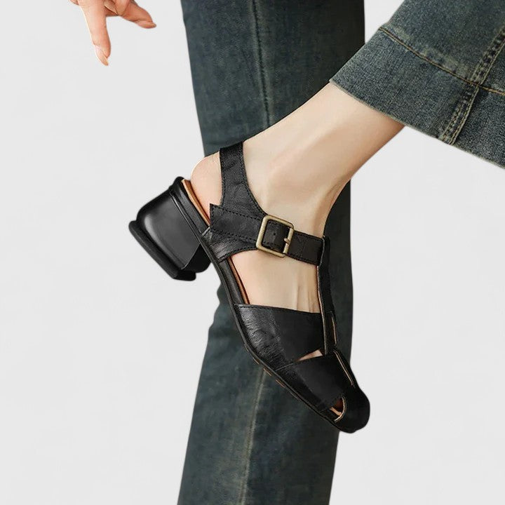 Christabel™ | Elegant Leather Sandals