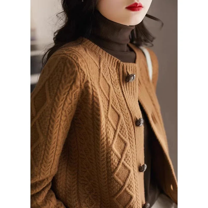 Anna - Cable Knit Cardigan