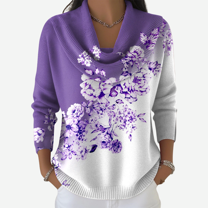 Nerina - Vintage Floral Sweater