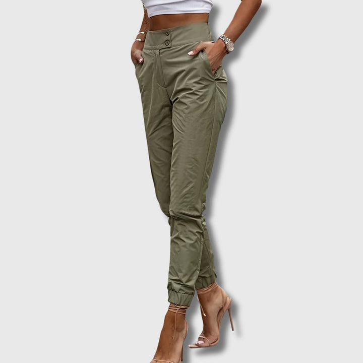 Emerald - High-Waisted Cargo Pants Exclusive Limited Edition