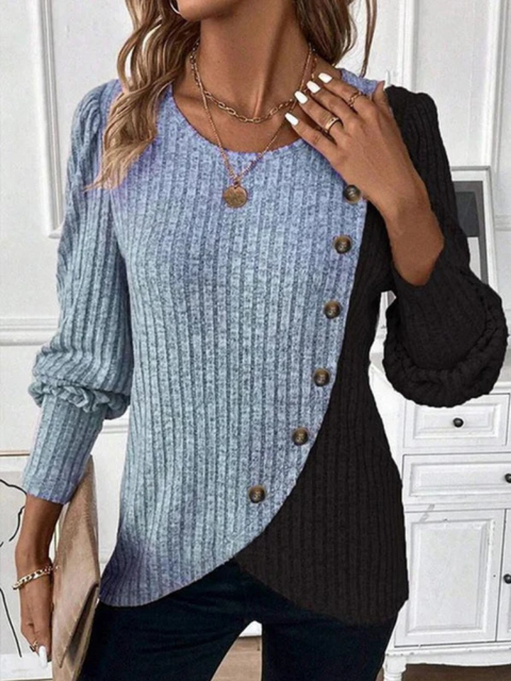 Giana - Casual Longsleeve Knit Sweater