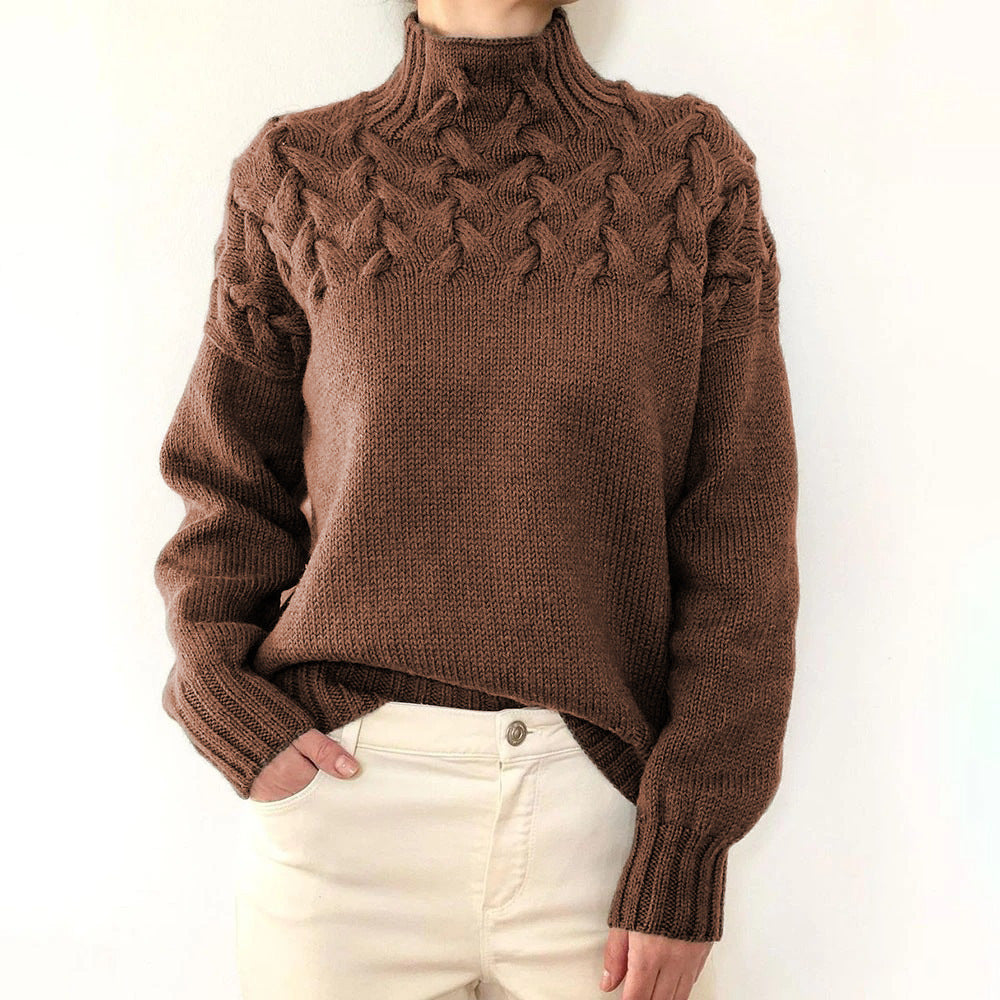 Elena - Warm Knitted Turtleneck