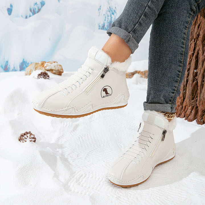 Agatha - Comfortable Winter Ankle Boots with Ergonomic Support