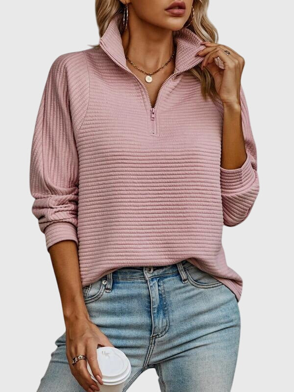 Molly - Elegant Half-Zip Sweater