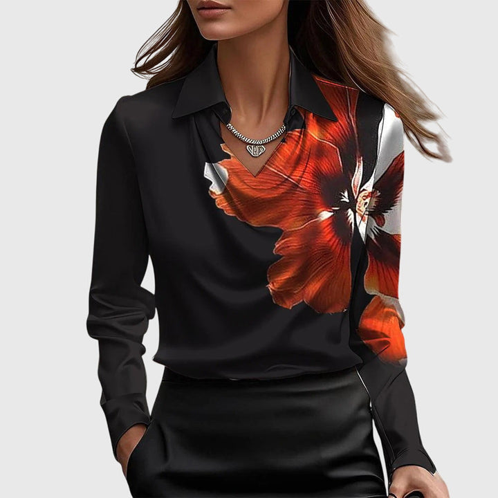 Bethany - Elegant Satin Blouse