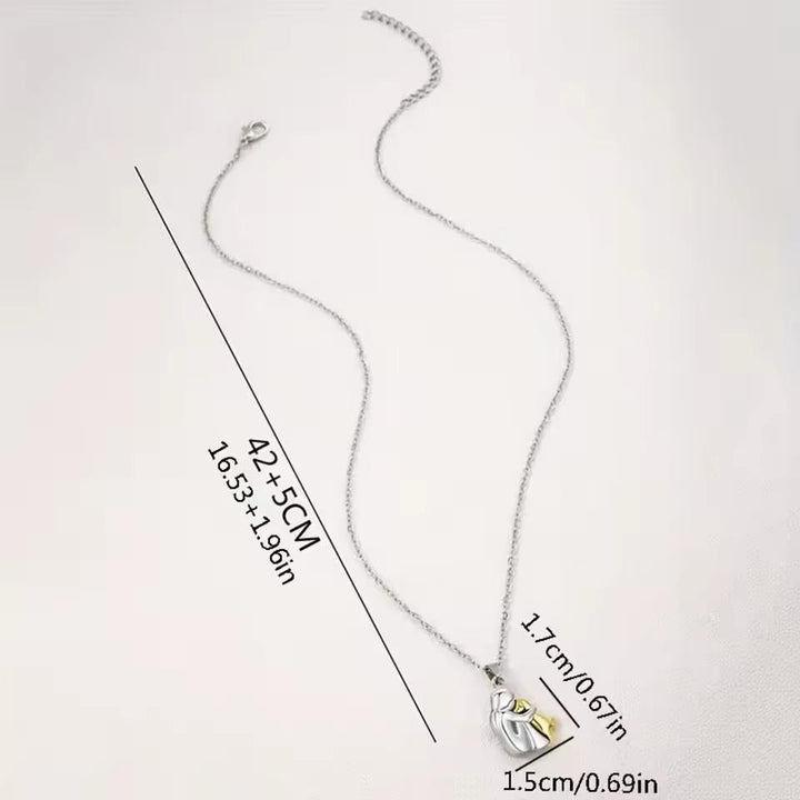 Maelia - Dog Embrace Necklace