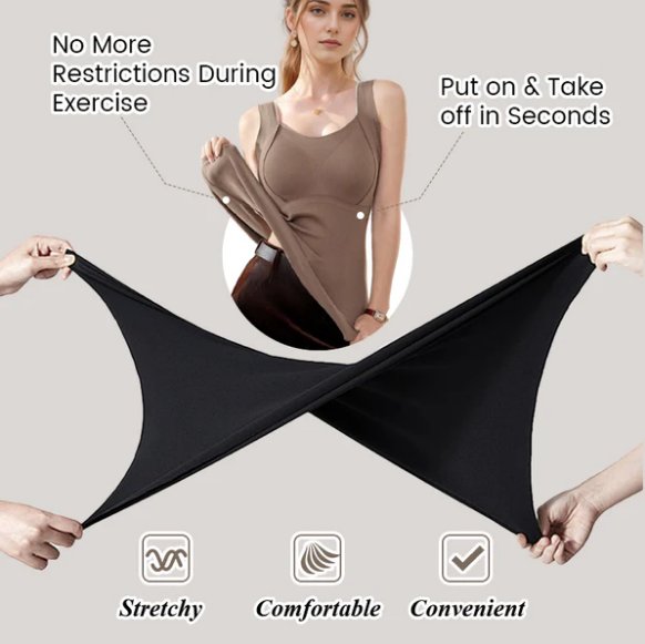 Corliss - Comfort 3-in-1 Tank Top: Built-in Bra, Gentle Shaping & Thermal Warmth