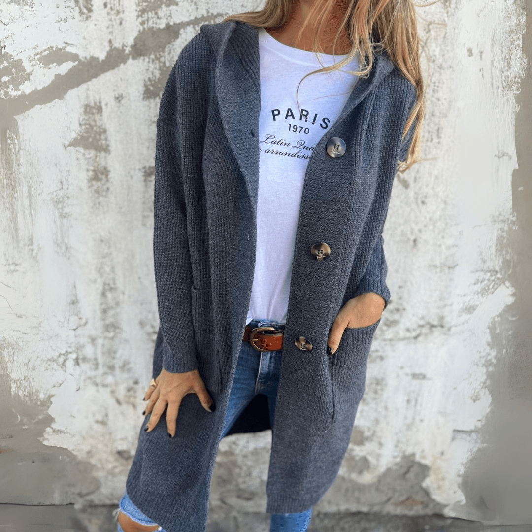 Leila – Long Chic Cardigan