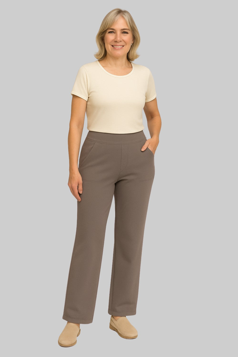 Dorothea - Elegant pants in soft jersey